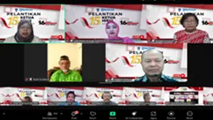 HISKI Pusat resmi melantik 15 pengurus baru di Sukabumi. (Sumber : Istimewa.).
