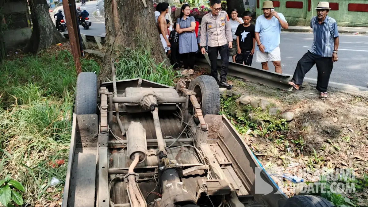 Kronologi Angkot Terbalik di Cikembar Sukabumi: Bawa 2 Ibu Hamil, Satu Dirujuk ke RS