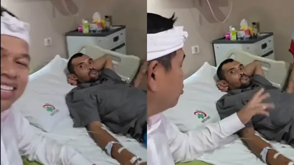 Gubernur Jabar Dedi Mulyadi saat menjenguk orang tua almarhumah Raya (4 tahun) yang dirawat di RSUD Al-Ikhan (Welas Asih) | Foto : Facebook Kang Dedi Mulyadi