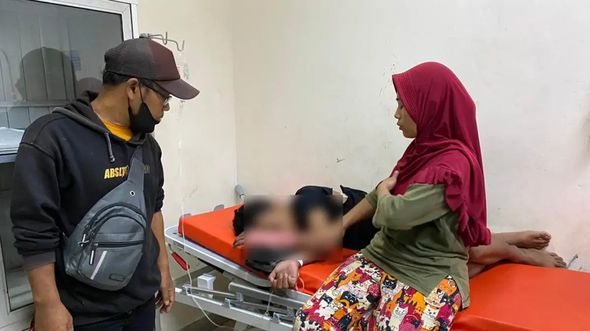 Pelajar SMP di Cibadak Sukabumi Jadi Korban Pembacokan, Luka Serius di Lengan dan Punggung