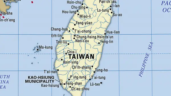 Maps Taiwan, Republik Tiongkok. (Sumber: dok net)