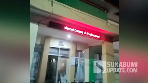 Situasi Puskesmas Tamanjaya di Kecamatan Ciemas, Kabupaten Sukabumi, pada 26 Agustus 2025 dini hari. | Foto: Istimewa
