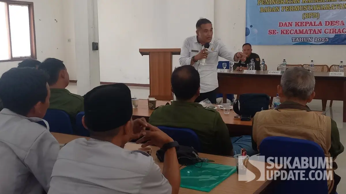 DPMD Sukabumi Apresiasi Bimtek Peningkatan Kapasitas BPD dan Kades di Ciracap