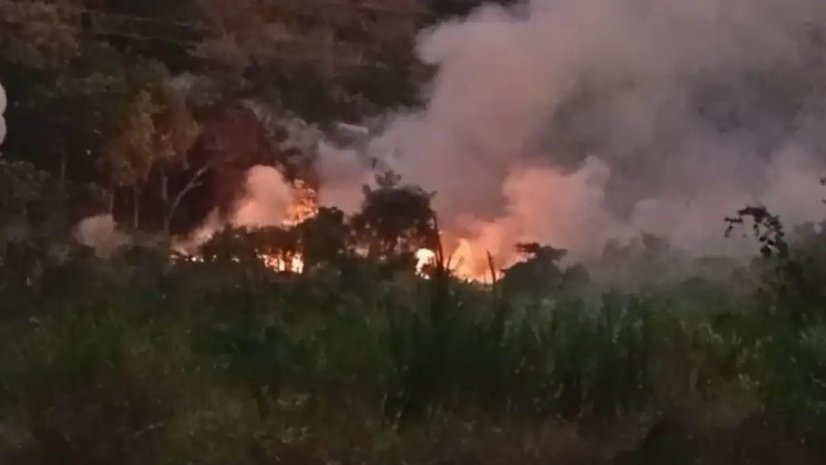 Hutan di Kaki Gunung Jayanti Palabuhanratu Kebakaran, Akses Pemadaman Sulit