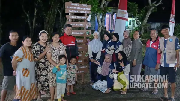 KKM STKIP Bina Mutiara Sukabumi di Kampung Tajur, Desa Ciracap. | Foto: Istimewa