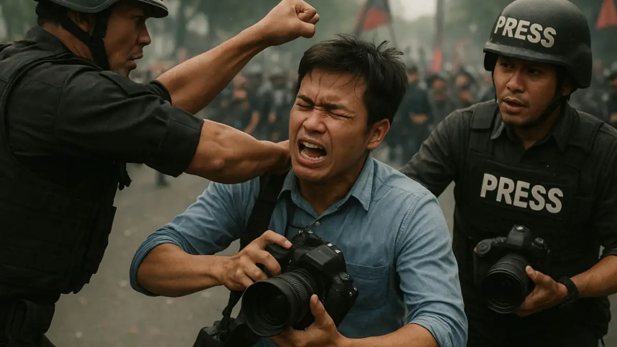 Dua Jurnalis Foto Alami Kekerasan saat Meliput Demo Ricuh di Jakarta