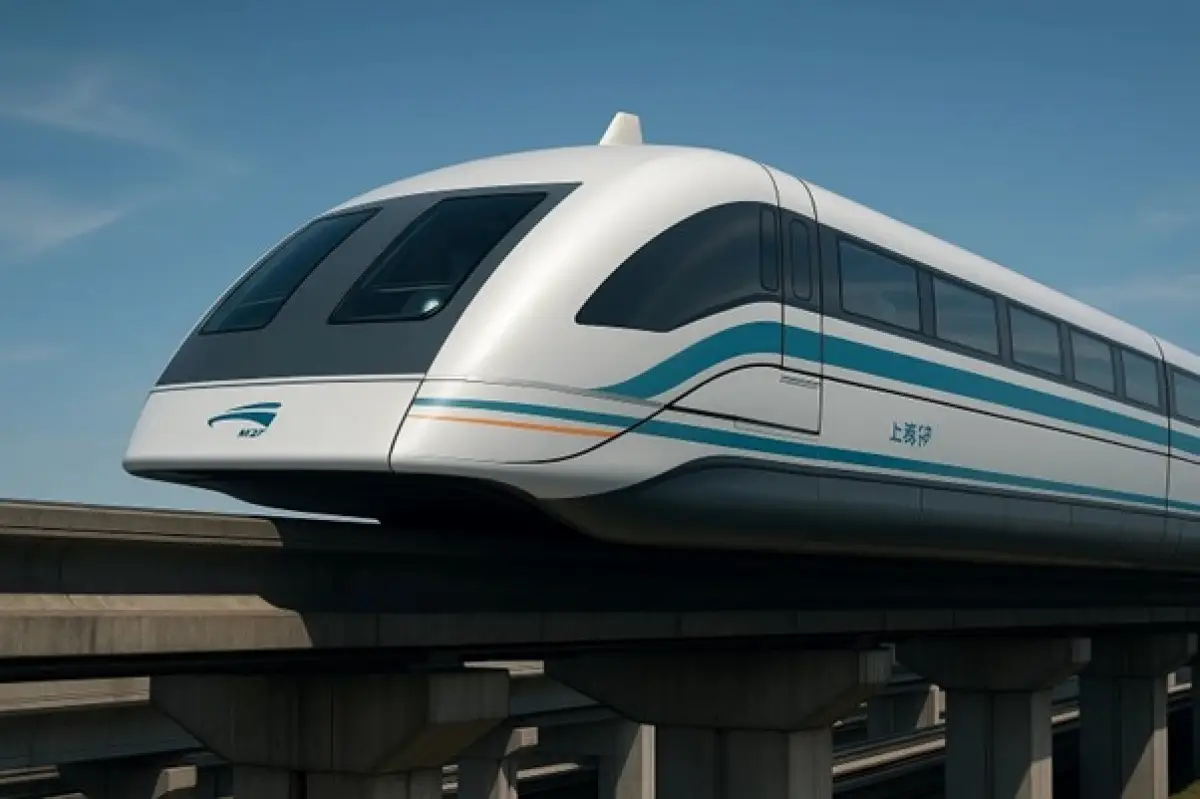 Kereta tercepat di dunia: 430 km/jam tanpa roda dan tanpa suara, seperti mimpi yang jadi kenyataan!  | AI/ChatGPT