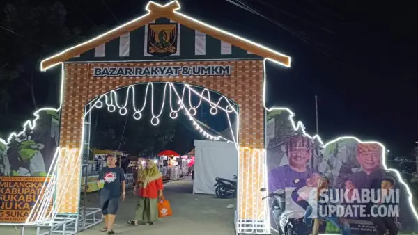 Pasar Rakyat dan UMKM di Palabuharatu dalam rangka Hari Jadi Kabupaten Sukabumi ke-155 | Foto : Ilyas Supendi