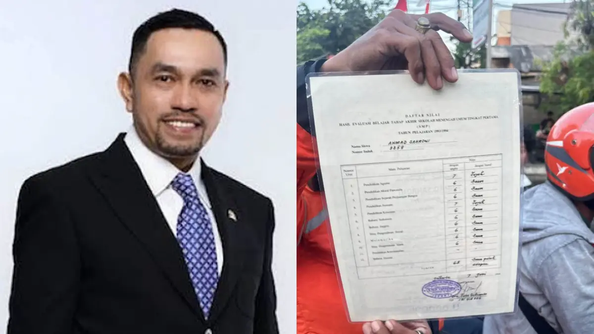 Warganet Sindir Ahmad Sahroni, Bandingkan Nilai Ijazah Rata-rata 6 dengan Ucapannya