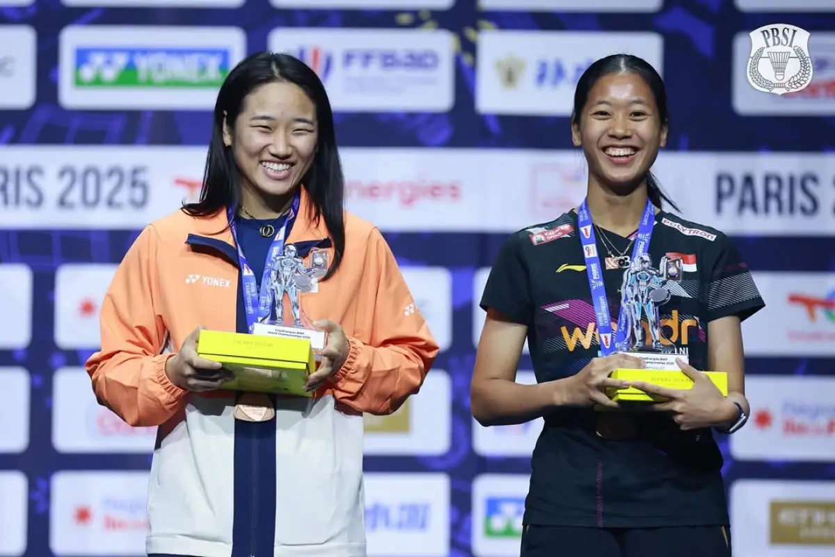 World Championships 2025 : Tim Indonesia Harus Puas Meraih Satu Medali Perunggu