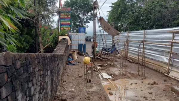Lokasi pembangunan tugu pakujajar icon batas kota sukabumi di jalan Letkol Eddie Soekardi (Sumber: pemkot sukabumi)