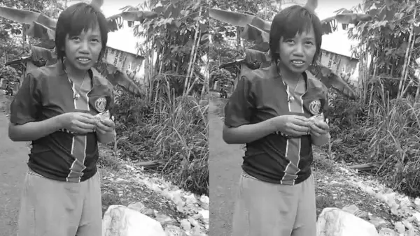 Otih, ibu dengan gangguan jiwa, warga Desa Damareja, Nagrak, Kabupaten Sukabumi | Foto : Capture video warga