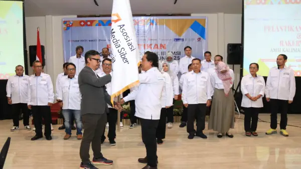 Pelantikan Pengurus dan Rapat Kerja Wilayah (Rakerwil) III AMSI Kalbar di Qubu Resort, Rabu (3/9/2025) | Foto : Dok. AMSI Kalbar