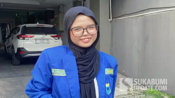 Riska Nurutami Mulyati, mahasiswi Prodi PGSD Universitas Nusa Putra, Aktivis PMII Sukabumi | Foto : SukabumiUpdate