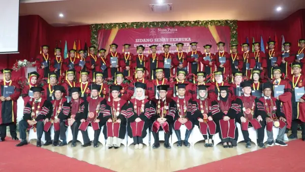 Nusa Putra University menggelar Wisuda ke-14 dengan meluluskan 270 mahasiswa. (Sumber Foto: Dok. NPU)