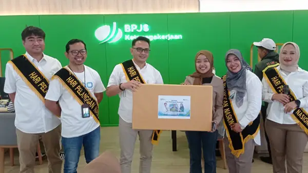 Kegiatan Harpelnas BPJS Ketenagakerjaan Cabang Sukabumi, pada Kamis 4 September 2025. (Sumber : Dok BPJS Ketenagakerjaan).