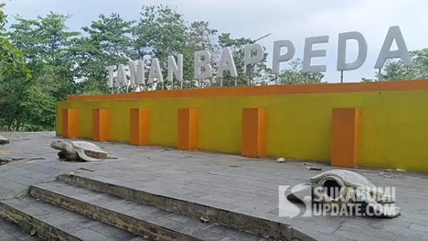 Taman RTH Bappeda Palabuhanratu. (Sumber : SU/Ilyas).