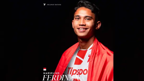Pemain Timnas Indonesia, Marselino Ferdinan resmi dipinjamkan Oxford United ke AS Trencin. (Sumber Foto: IG AS Trencin)