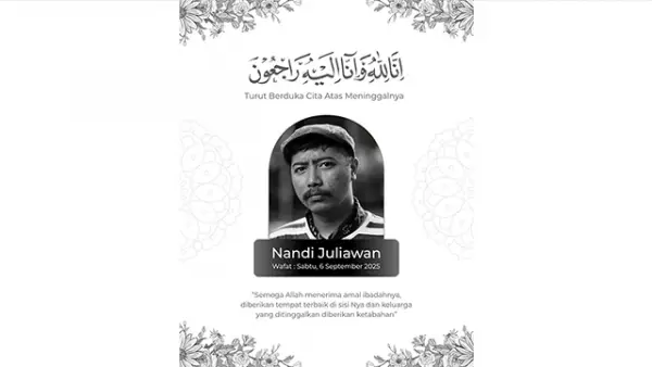 Nandi Juliawan, pemeran Encuy dalam sinetron Preman Pensiun, pada Sabtu, 6 September 2025. (Sumber : Instagram/@abenk_marco).