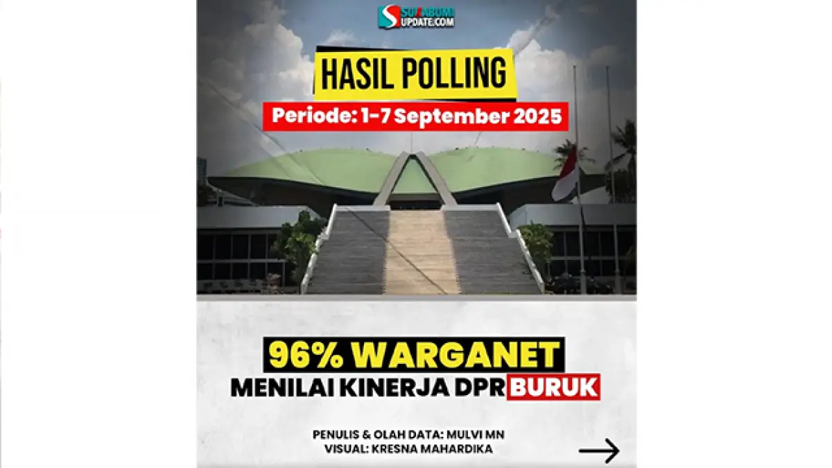 Hasil Polling Sukabumiupdate.com: 96% Menilai Kinerja DPR Buruk!