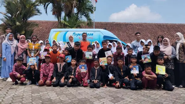 Pusling UPP Cicurug Diarpus Kabupaten Sukabumi di SDN Cikarang. (Sumber Foto: Istimewa)