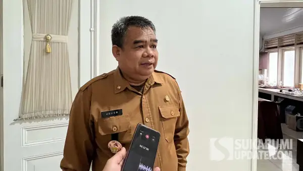 Plt Kepala Disnakertrans Kabupaten Sukabumi, Jujun Juaeni. (Sumber Foto: SU/Turangga Anom)