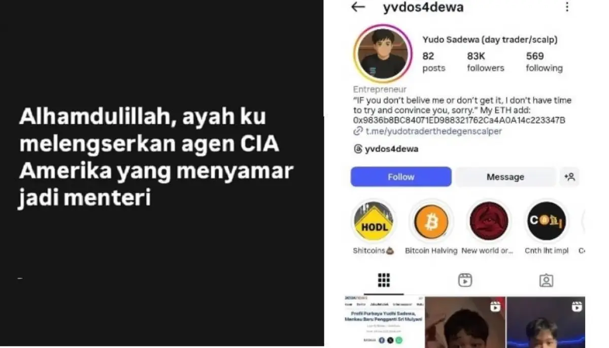 Postingan Akun Diduga milik Anak Menteri Keuangan Purbaya Viral