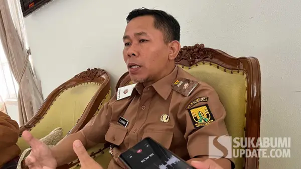 Kepala DPMD Kabupaten Sukabumi, Gun Gun Gunardi. (Sumber Foto: SU/Turangga Anom)