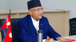 Perdana Menteri (PM) Nepal, Khadga Prasad Oli Sharma. (Sumber Foto: Twitter)