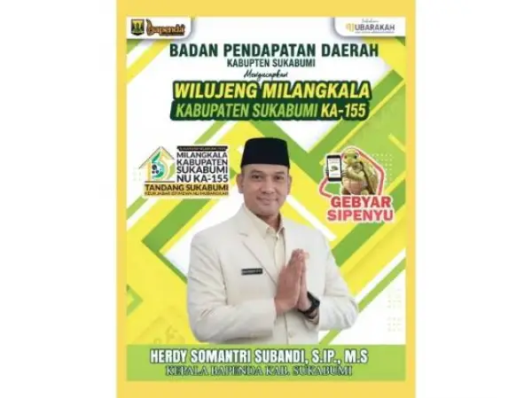 Ucapan HJKS ke-155 dari Bapenda Kabupaten Sukabumi. (Sumber : Istimewa)