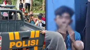 Pelaku pencurian HP di Desa Cibodas, Kecamatan Bojonggenteng, Kabupaten Sukabumi. (Sumber : Dok warga).