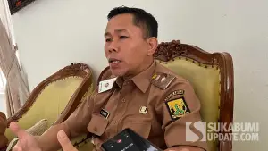 Kepala DPMD Kabupaten Sukabumi, Gun Gun Gunardi. (Sumber Foto: SU/Turangga Anom)