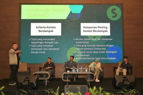 Konten Berdampak Bisa Jadi Opsi Solusi Hadapi Kompetisi Era Disrupsi Digital (Sumber : Dok. Jabar Media Summit)