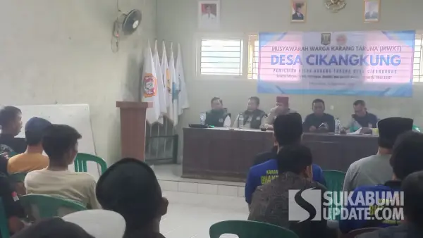 Pemilihan Ketua Karang Taruna Desa Cikangkung, Kecamatan Ciracap, Kabupaten Sukabumi. (Sumber: Ragil Gilang)