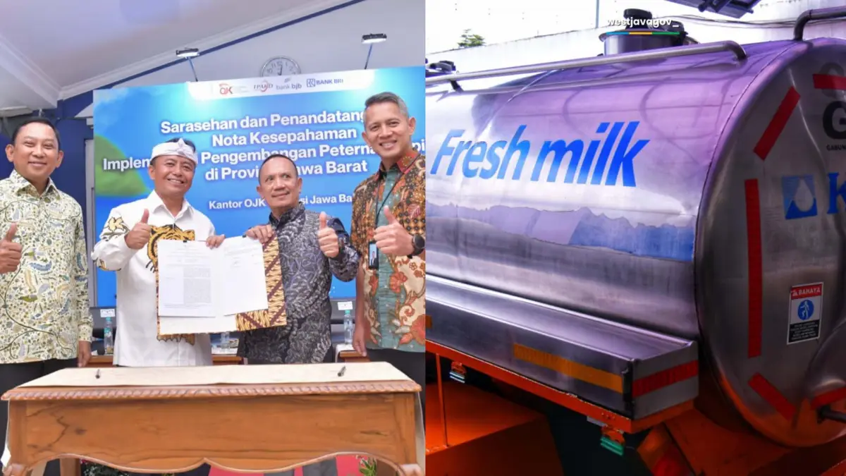 Jawa Barat Targetkan Jadi Produsen Susu Terbesar di Indonesia