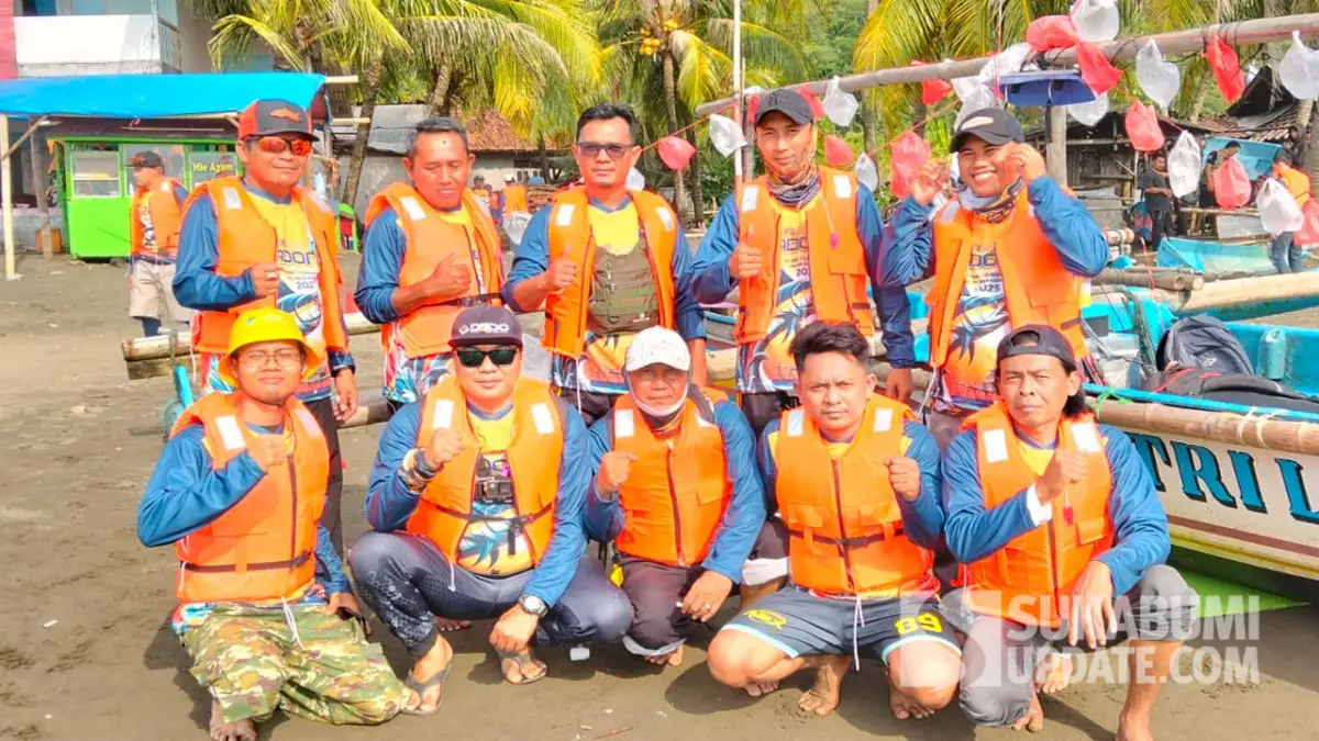 Satpol PP Kabupaten Sukabumi Ikut Meriahkan Ajang Badong Fishing Cup di HJKS ke-155