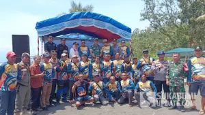 Ajang Abdong Fishing Cup atau kompetisi memancing di pagang (tengah laut) dalam perayaan HJKS ke-155 (Sumber: Su/Ilyas Supendi)