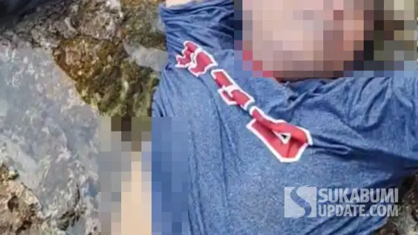 Kaos yang dipakai, Mayat laki-laki di Pantai Karanghawu Cisolok Sukabumi (Sumber: dok warganet)