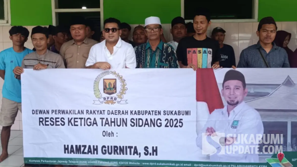 Hamzah Gurnita Bertemu Kiai dan Santri di Palabuhanratu, Reses DPRD Kab Sukabumi