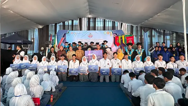 Acara kegiatan Masa Ta’aruf dan Keakraban mahasiswa baru Ummi yang di gelar pada Senin (15/09/2025). (Sumber : Dok Universitas Muhammadiyah Sukabumi).