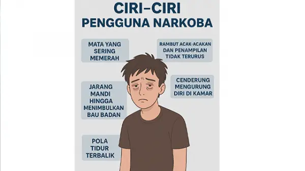 Ilustrasi -Ciri-ciri Pengguna Narkoba dari Segi Penampilan Berdasarkan Versi Kepala BNN,  Komjen Suyudi Ario Seto. (Sumber : Gambar Ilustrasi via AI/ChatGPT).