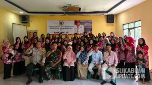 Kegiatan reses ketiga, Anggota DPRD Kabupaten Sukabumi, Leni Liawati di Desa Margalaksana, Kecamatan Cikakak, Kabupaten Sukabumi. Sekasa (16/9/2025). (Sumber: SU/Ilyas Supendi)