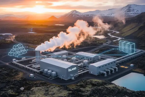 Dengan strategi cerdas Islandia ubah dua kutukan geografis menjadi berkat tak terhingga, panas bumi dan air terjun deras (Sumber foto: Gemini AI)