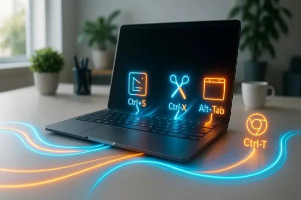 Artikel ini merangkum 100 kombinasi tombol laptop yang paling berguna dan wajib Anda kuasai. Dari fungsi dasar hingga trik tersembunyi di Windows. (Ilustrasi AI: ChatGPt)