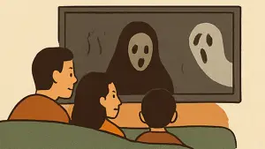 Aktivitas bersama keluarga mengisi waktu di malam Jumat | Foto : Ilustrasi by ChatGPT