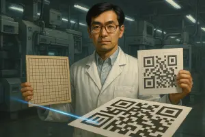 Masahiro Hara melihat masalah yang terus berulang tentang para pekerja kewalahan memindai puluhan barcode konvensional satu per satu. (Ilustrasi AI: ChatGPt)