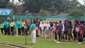 Tim peserta turnamen piala putri nusantara II di Kabupaten Sukabumi (Sumber: pemkab sukabumi)