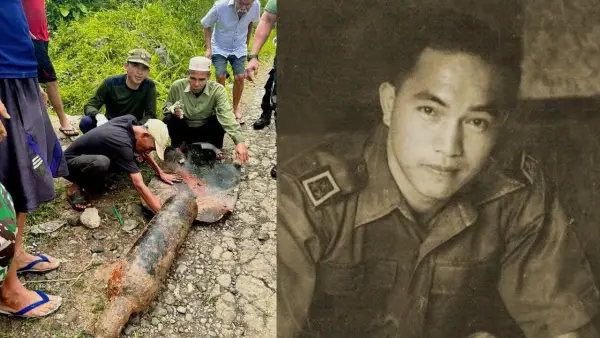 Alexander Evert Kawilarang, Tokoh Pejung Kemerdekaan Indonesa dan temuan bom mortir oleh peani di NYalindung, Kabupaten Sukabumi (Sumber: Dok: Warga dan sumber lainnya)