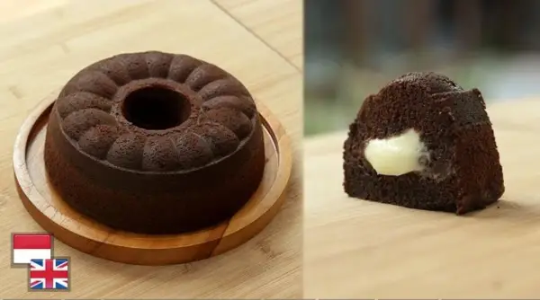 Tampilan Bolu Kukus Ketan Coklat Keju Lumer ala Chef Devina Hermawan (Sumber : Youtube /@devinahermawan)