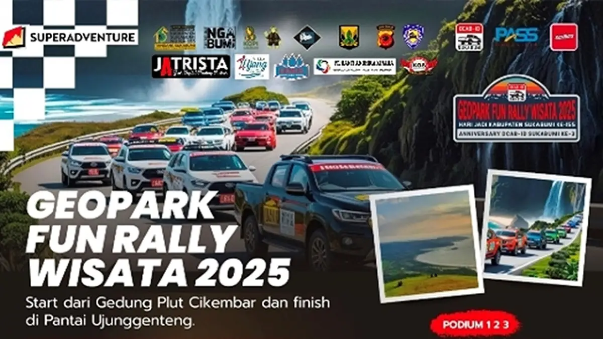 Geopark Fun Rally Wisata 2025: DCab Chapter Sukabumi Tawarkan Sensasi Seru Touring